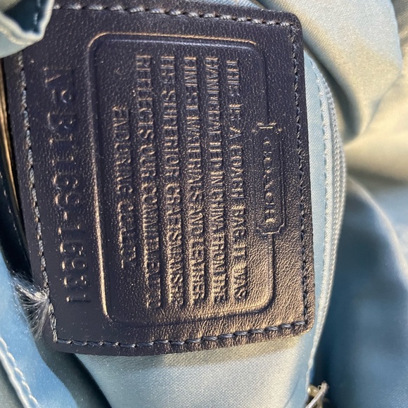 Coach Kristin Leather bag Navy - Picture 4 of 6